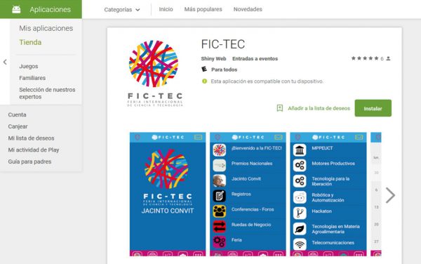 fic-tec aplicacion movil